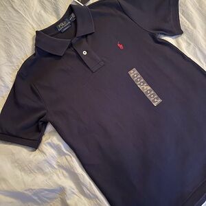 NEW Ralph Lauren Navy Polo with Red Pony shirt